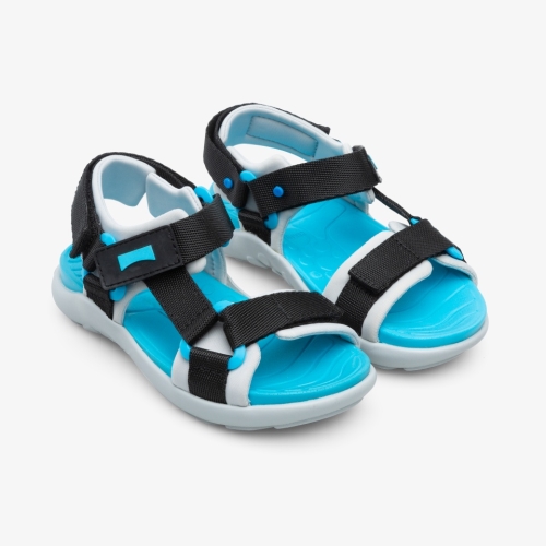 Camper Wous Sandaler Børn Sort / Blå VFLEUU-082